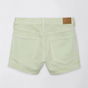 Women's Light Green Jean Shorts